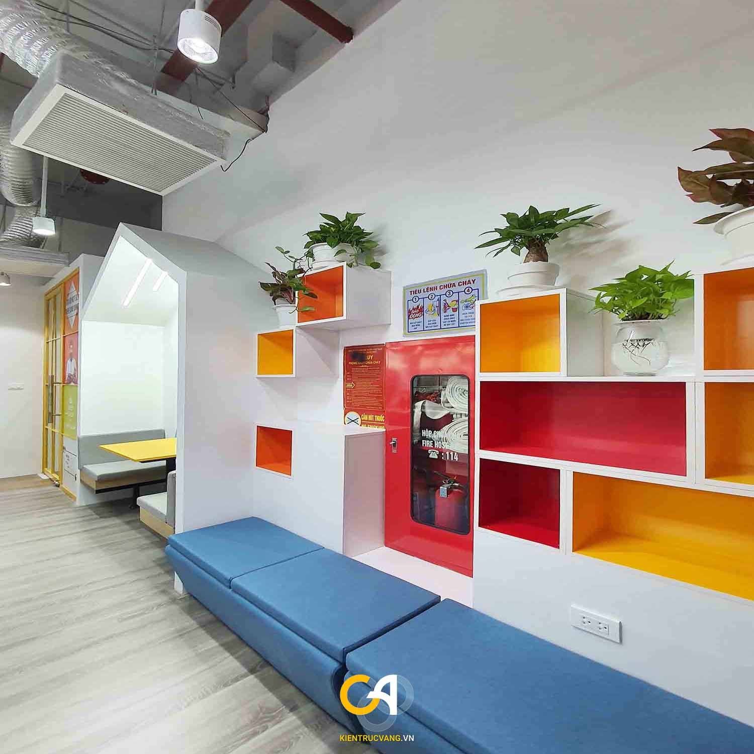 Thiết kế nội thất văn phòng Onegame Việt Nam | Khu Relax