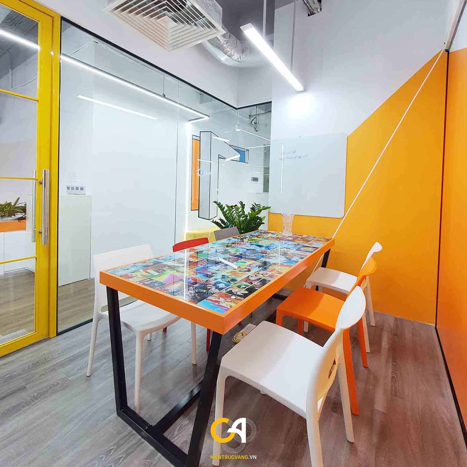 Thiết kế nội thất văn phòng Onegame Việt Nam | Phòng họp idea