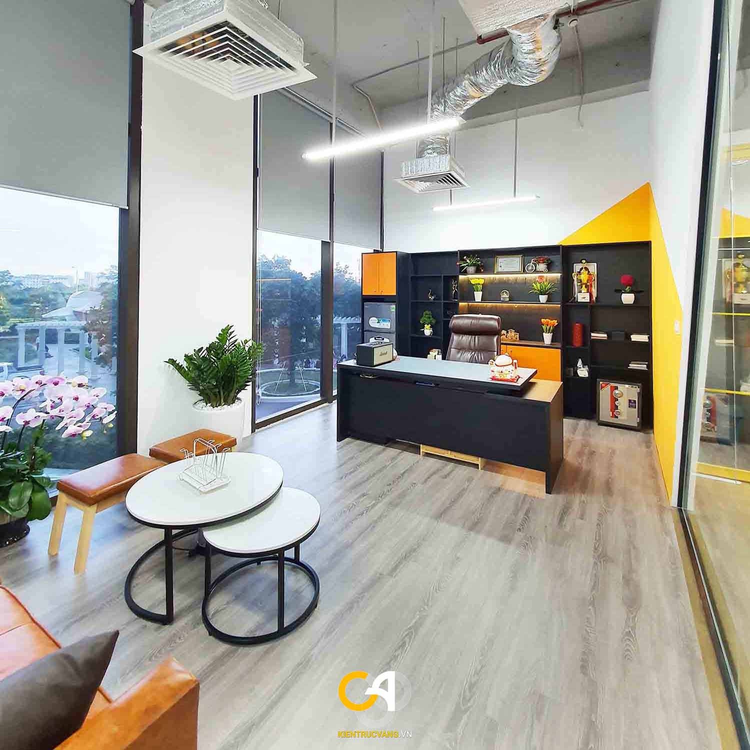 Thiết kế nội thất văn phòng Onegame Việt Nam | Phòng CEO