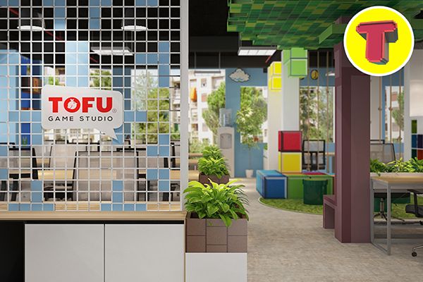 Thiết kế nội thất văn phòng Studio Game Tofu