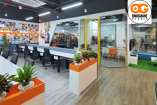 Thiết kế nội thất văn phòng  Onegame Việt Nam cơ sở 2